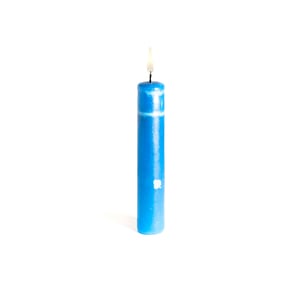 Small Wax Play Candle - UV Blue
