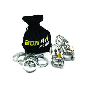 Plus Stainless Steel Chastity Kit