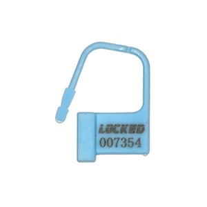 Blue Plastic Seal Locks - 10pc