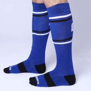 Challenger Knee High Socks - Blue