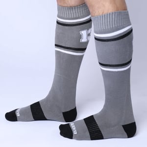 Challenger Knee High Socks - Grey