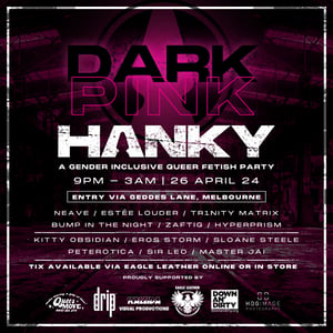 Hanky Dark Pink Second Release Ticket