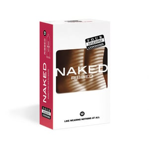 Naked Condoms - Ribbed