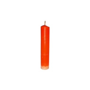 Small Wax Play Candle - UV Orange