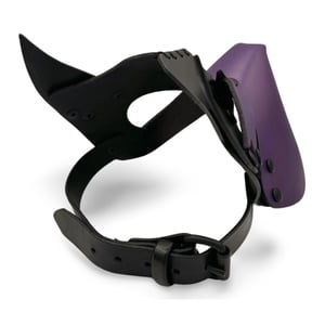 Pup Mask - Black & Purple