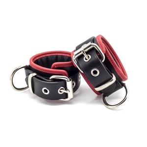Padded Wrist Restraints with Red Trim
