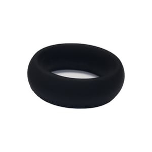 Wide Silicone Donut - Black